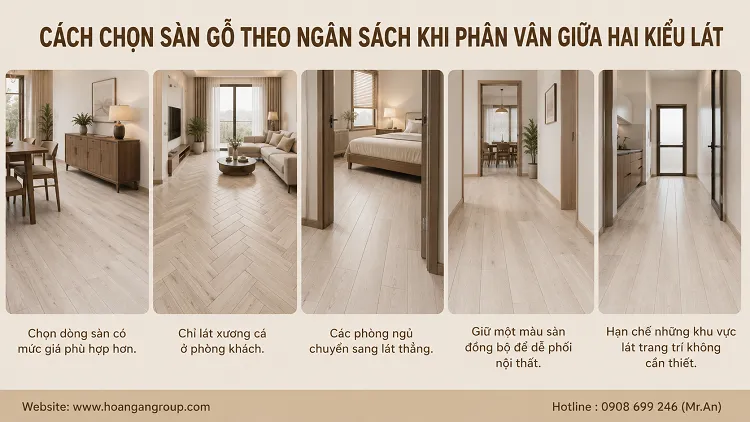 Cách Chọn Sàn Gỗ Theo Ngân Sách Khi Phân Vân Giữa Hai Kiểu Lát Cách Chọn Sàn Gỗ Theo Ngân Sách Khi Phân Vân Giữa Hai Kiểu Lát
