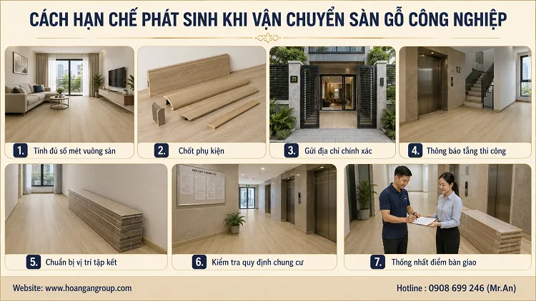 Cách Hạn Chế Phát Sinh Khi Vận Chuyển Sàn Gỗ Công Nghiệp
