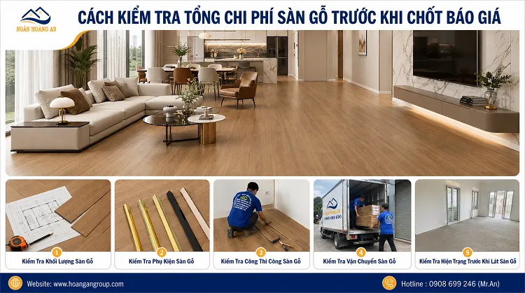 Cách Kiểm Tra Tổng Chi Phí Sàn Gỗ Trước Khi Chốt Báo Giá