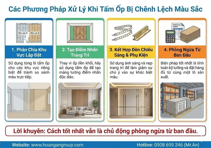Phương Pháp Giải Quyết Khi Tấm Ốp Có Độ Chênh Màu Phương Pháp Giải Quyết Khi Tấm Ốp Có Độ Chênh Màu
