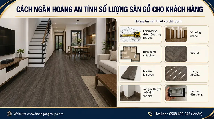 Cách Ngân Hoàng An Tính Số Lượng Sàn Gỗ Cho Khách Hàng Cách Ngân Hoàng An Tính Số Lượng Sàn Gỗ Cho Khách Hàng