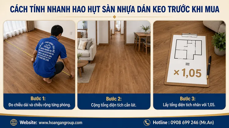 Cách Tính Nhanh Hao Hụt Sàn Nhựa Dán Keo Trước Khi Mua Cách Tính Nhanh Hao Hụt Sàn Nhựa Dán Keo Trước Khi Mua