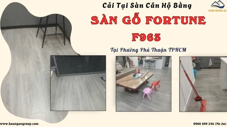 Cải Tại Sàn Căn Hộ Bằng Sàn Gỗ Fortune F963 Tại Phường Phú Thuận TPHCM