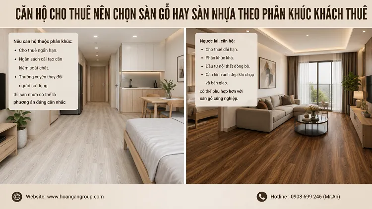 Căn Hộ Cho Thuê Nên Chọn Sàn Gỗ Hay Sàn Nhựa Theo Phân Khúc Khách Thuê Căn Hộ Cho Thuê Nên Chọn Sàn Gỗ Hay Sàn Nhựa Theo Phân Khúc Khách Thuê