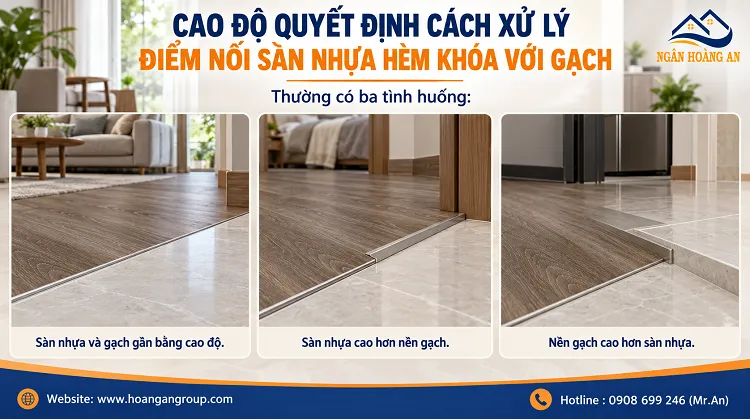 Cao Độ Quyết Định Cách Xử Lý Điểm Nối Sàn Nhựa Hèm Khóa Với Gạch Cao Độ Quyết Định Cách Xử Lý Điểm Nối Sàn Nhựa Hèm Khóa Với Gạch