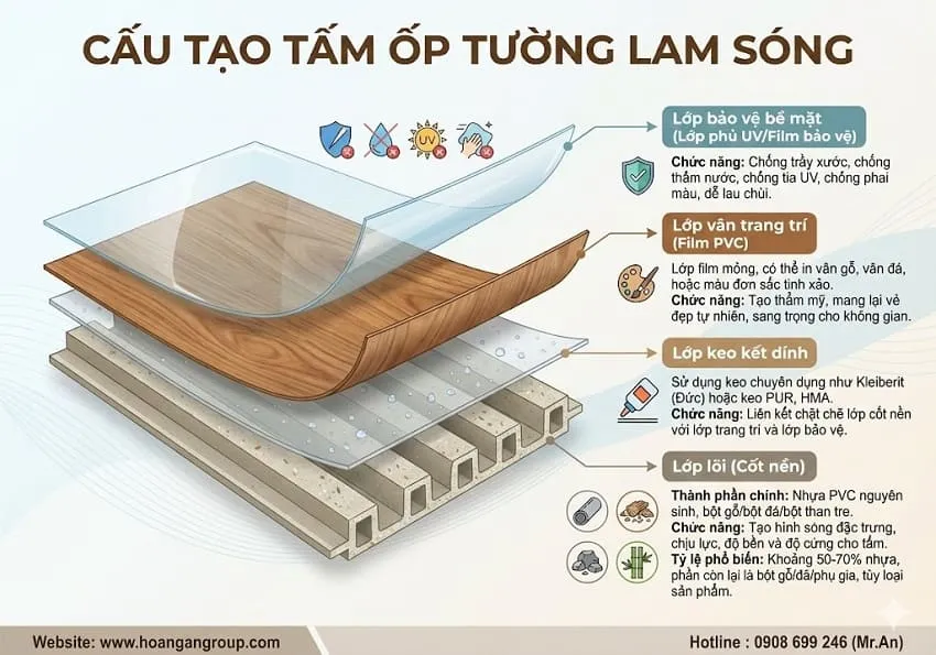 Tấm Ốp Lam Sóng Là Gì? Cấu Tạo Tấm Nhựa Lam Sóng Ốp Tường Tấm Ốp Lam Sóng Là Gì? Cấu Tạo Tấm Nhựa Lam Sóng Ốp Tường
