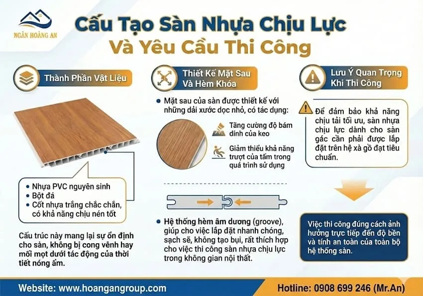 Cấu Tạo Sàn Nhựa Chịu Lực Và Yêu Cầu Thi Công