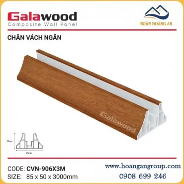 Chân Đế Vách Ngăn Nhựa PVC Galawood CVN-906X3M