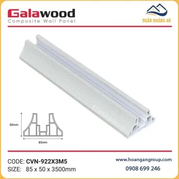 Chân Đế Vách Ngăn Phòng Khách Nhựa PVC Giả Gỗ Galawood CVN-922X3M5