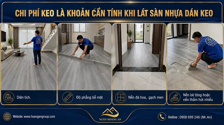 Chi Phí Keo Là Khoản Cần Tính Khi Lát Sàn Nhựa Dán Keo Chi Phí Keo Là Khoản Cần Tính Khi Lát Sàn Nhựa Dán Keo