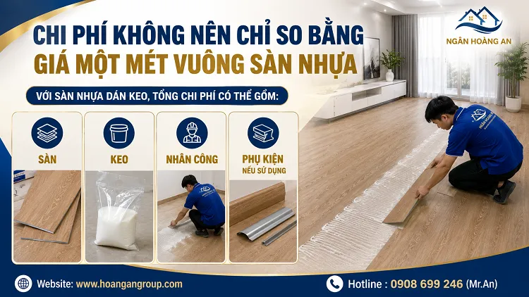 Chi Phí Không Nên Chỉ So Bằng Giá Một Mét Vuông Sàn Nhựa Chi Phí Không Nên Chỉ So Bằng Giá Một Mét Vuông Sàn Nhựa