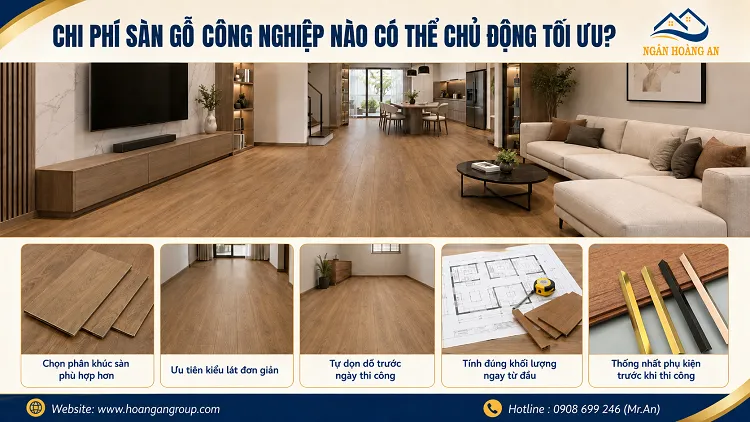 Chi Phí Sàn Gỗ Công Nghiệp Nào Có Thể Chủ Động Tối Ưu?