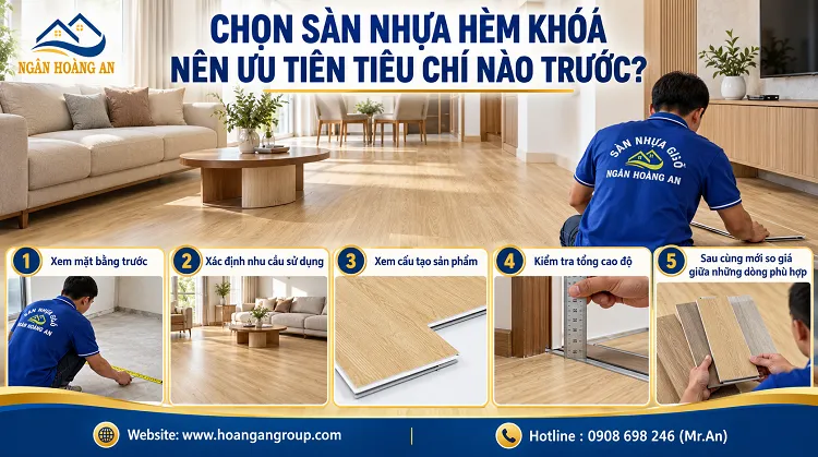 Chọn Sàn Nhựa Hèm Khóa Nên Ưu Tiên Tiêu Chí Nào Trước?