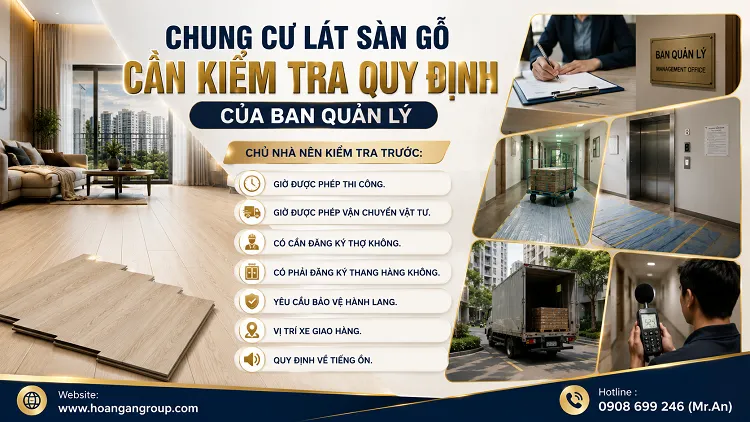 Chung Cư Lát Sàn Gỗ Cần Kiểm Tra Quy Định Của Ban Quản Lý