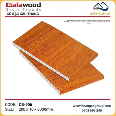 Cổ Bậc Cầu Thang Nhựa Giả Gỗ Galawood CB-906