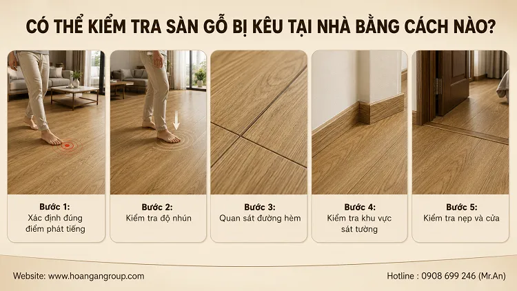 Có Thể Kiểm Tra Sàn Gỗ Bị Kêu Tại Nhà Bằng Cách Nào? Có Thể Kiểm Tra Sàn Gỗ Bị Kêu Tại Nhà Bằng Cách Nào?
