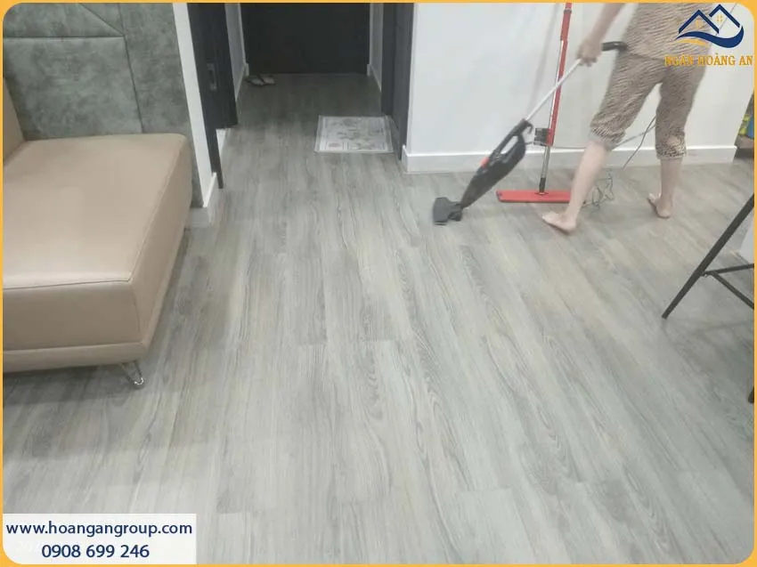 Công Trình Cải Tạo Sàn Căn Hộ Bằng Sàn Gỗ Công Nghiệp