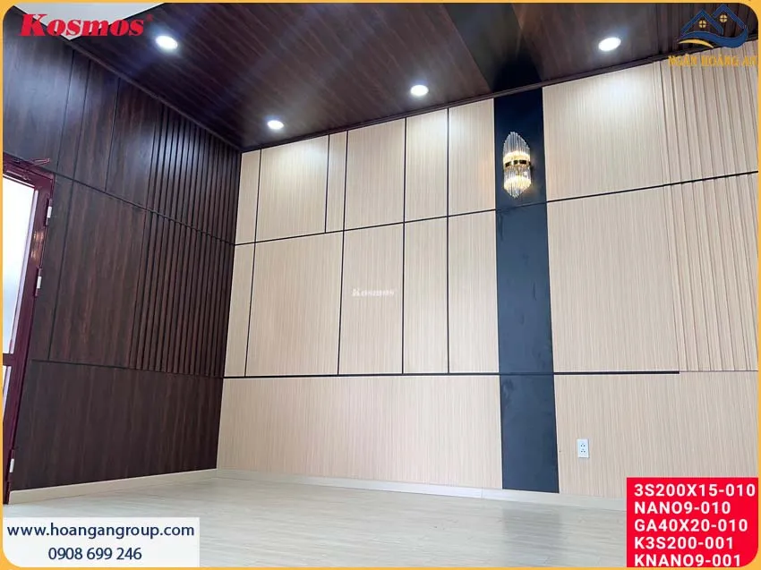 Mẫu Ốp Tường Nano - Lam Sóng Giả Gỗ Được Yêu Thích Mẫu Ốp Tường Nano - Lam Sóng Giả Gỗ Được Yêu Thích