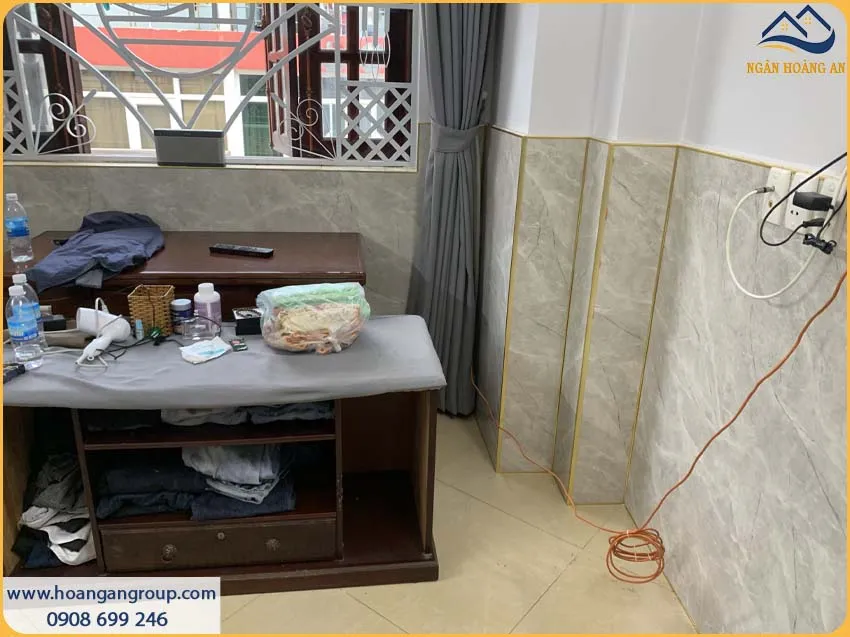 Mẫu Ốp Tường Lamri PVC Giả Đá Cho Phòng Ngủ Thanh Lịch