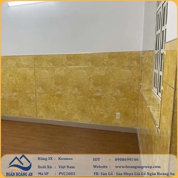 Mẫu Ốp Lamri PVC Giả Đá Cho Phòng Ngủ Độc Đáo