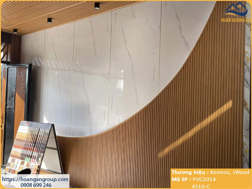 Ốp Tường Nhựa Lam Sóng Giả Gỗ, Nhựa PVC Giả Đá Tại Long Thành Đồng Nai