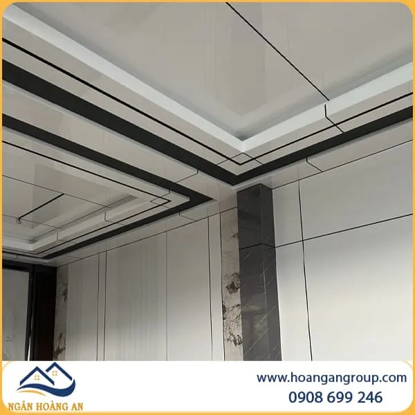 Ốp Tường Trần Bằng Tấm Ốp Than Tre Kosmos Tại Quận 12 TPHCM