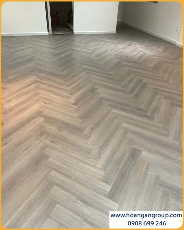 Công Trình Thi Công Sàn Gỗ Xương Cá Charmwood D3411