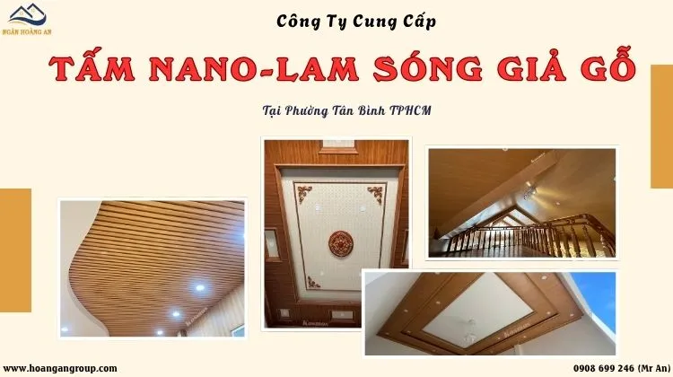 Công Ty Cung Cấp Ốp Trần Nano, Lam Sóng Nhựa Tại Phường Tân Bình TPHCM