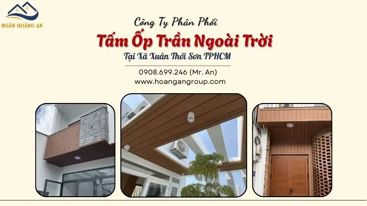 Công Ty Phân Phối Tấm Ốp Trần Ngoài Trời Tại Xã Xuân Thới Sơn TPHCM Công Ty Phân Phối Tấm Ốp Trần Ngoài Trời Tại Xã Xuân Thới Sơn TPHCM