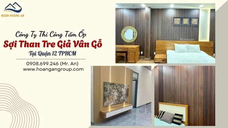 Công Ty Thi Công Tấm Ốp Sợi Than Tre Giả Vân Gỗ