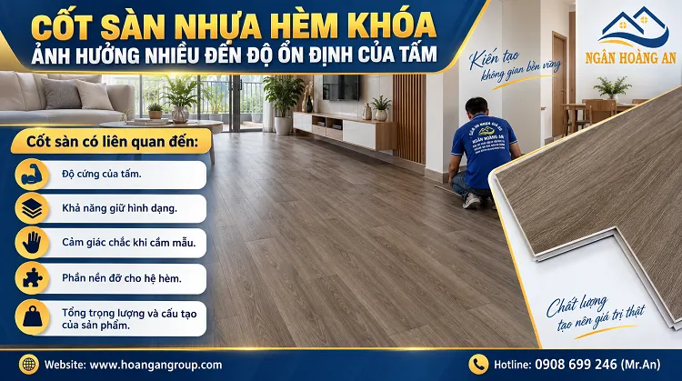 Cốt Sàn Nhựa Hèm Khóa Ảnh Hưởng Nhiều Đến Độ Ổn Định Của Tấm
