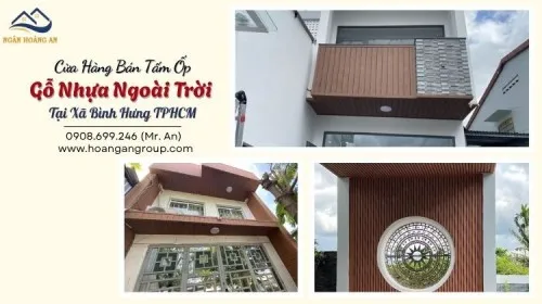 Cửa Hàng Bán Tấm Ốp Gỗ Nhựa Ngoài Trời Tại Xã Bình Hưng TPHCM