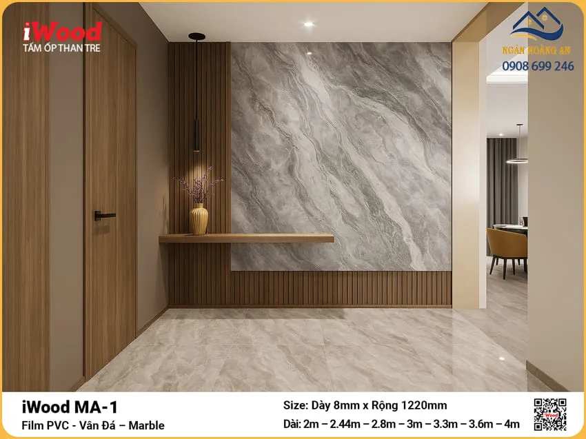 Cửa Hàng Bán Tấm Ốp Than Tre Vân Đá iWood MA-1 Giá Rẻ Cửa Hàng Bán Tấm Ốp Than Tre Vân Đá iWood MA-1 Giá Rẻ