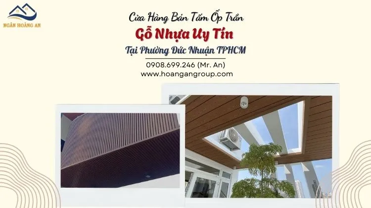 Cửa Hàng Bán Tấm Ốp Trần Gỗ Nhựa Uy Tín Tại Phường Đức Nhuận TPHCM