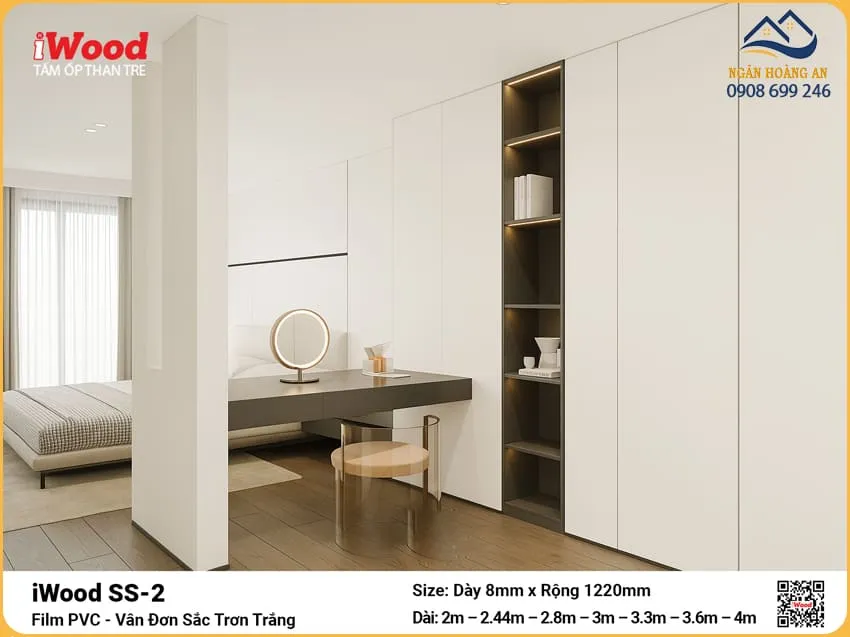 Cửa Hàng Bán Tấm Than Tre iWood SS-2 Đơn Sắc Trắng Trơn Giá Tốt Cửa Hàng Bán Tấm Than Tre iWood SS-2 Đơn Sắc Trắng Trơn Giá Tốt