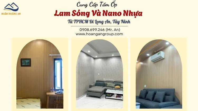 Cung Cấp Tấm Ốp Lam Sóng Và Nano Nhựa Từ TPHCM Đi Long An, Tây Ninh