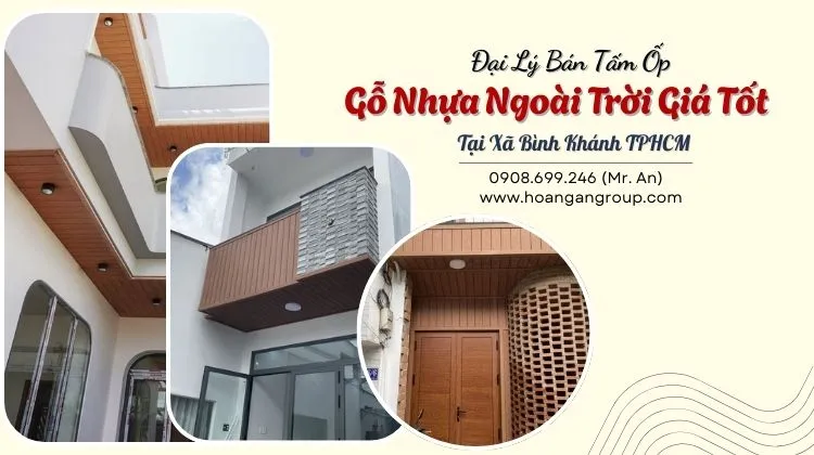 Đại Lý Bán Tấm Ốp Gỗ Nhựa Ngoài Trời Giá Tốt Tại Xã Bình Khánh TPHCM