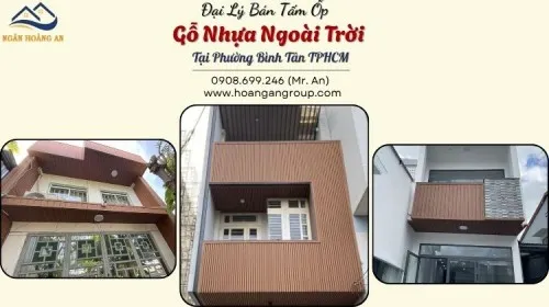 Đại Lý Bán Tấm Ốp Gỗ Nhựa Ngoài Trời Tại Phường Bình Tân TPHCM