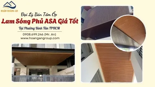 Đại Lý Bán Tấm Ốp Lam Sóng Phủ ASA Giá Tốt Tại Phường Bình Tân TPHCM