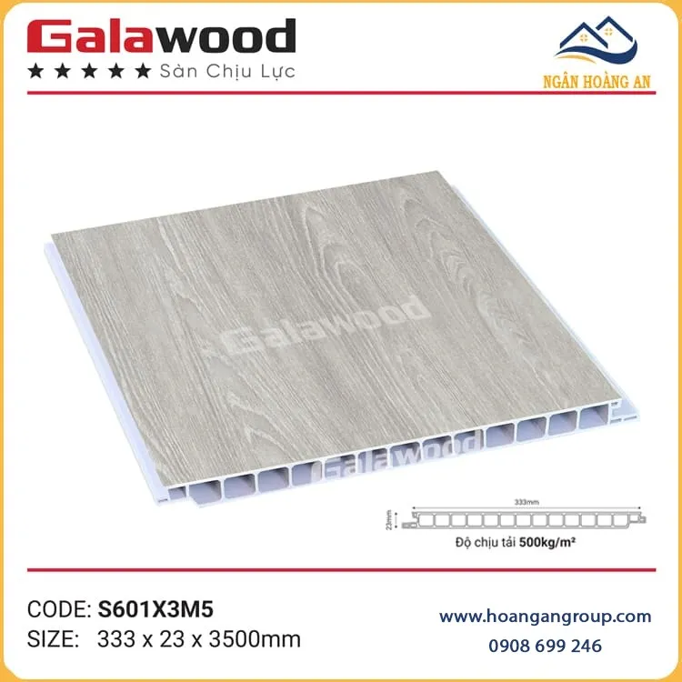 Sàn Nhựa Chịu Lực Làm Gác Xép Galawood S601X3M5