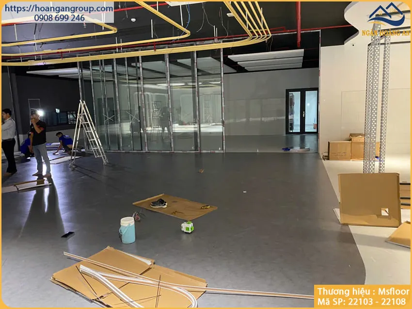 Lót Sàn Nhựa Dán Keo Giả Đá, Giả Bê Tông Msfloor Tại Tân Bình TPHCM Lót Sàn Nhựa Dán Keo Giả Đá, Giả Bê Tông Msfloor Tại Tân Bình TPHCM