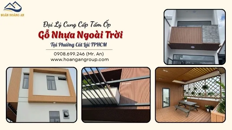 Đại Lý Cung Cấp Tấm Ốp Gỗ Nhựa Ngoài Trời 