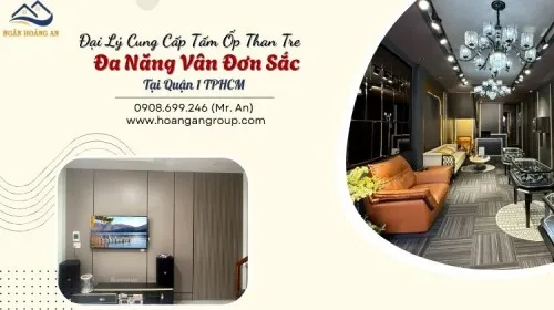 Đại Lý Cung Cấp Tấm Ốp Than Tre Đa Năng Vân Đơn Sắc Tại Quận 1 TPHCM