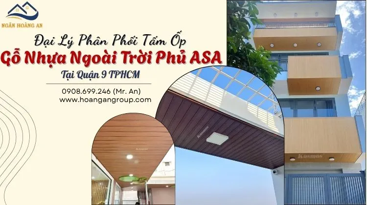 Đại Lý Phân Phối Tấm Ốp Gỗ Nhựa Ngoài Trời  Phủ ASA 