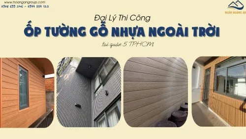 Đại Lý Thi Công Ốp Tường Gỗ Nhựa Ngoài Trời Tại Quận 5 TPHCM