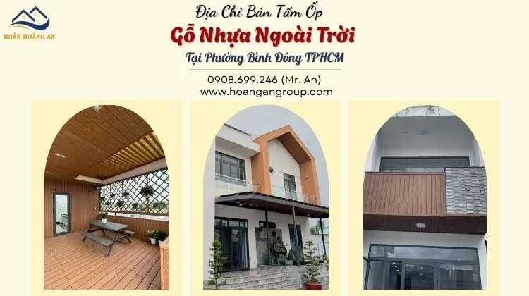 Địa Chỉ Bán Tấm Ốp Gỗ Nhựa Ngoài Trời 