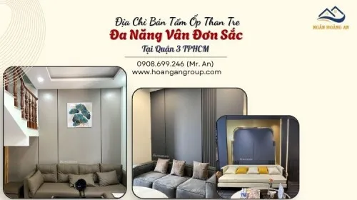 Địa Chỉ Bán Tấm Ốp Than Tre Đa Năng Vân Đơn Sắc Tại Quận 3 TPHCM