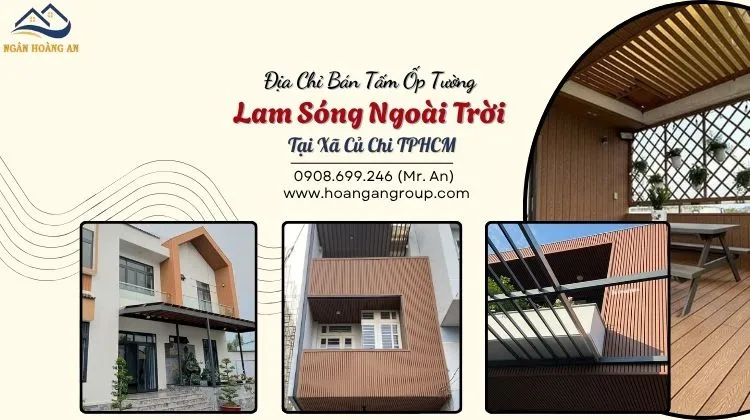 Địa Chỉ Bán Tấm Ốp Tường Lam Sóng Ngoài Trời Tại Xã Củ Chi TPHCM
