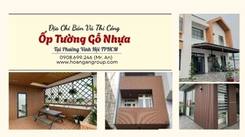 Địa Chỉ Bán Và Thi Công Ốp Tường Gỗ Nhựa Tại Phường Vĩnh Hội TPHCM