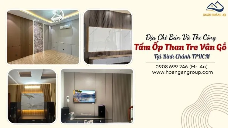 Địa Chỉ Bán Và Thi Công Tấm Ốp Than Tre Vân Gỗ